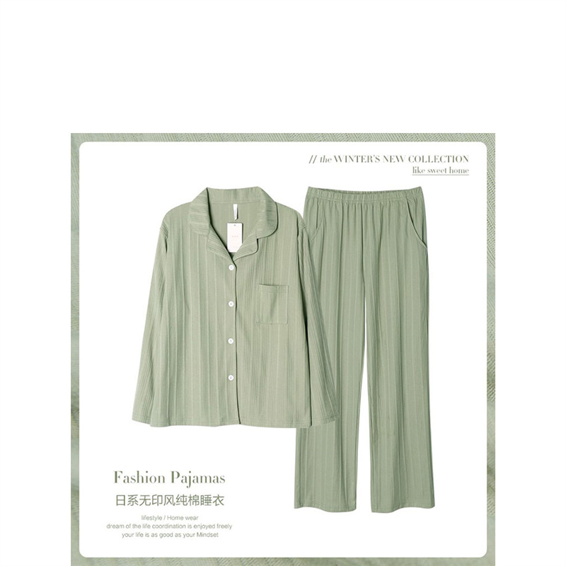 2023 nuevos pijamas de las mujeres primavera y otoño Algodón puro manga larga más tamaño vestir prendas exteriores desgaste del hogar traje