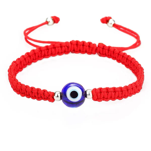 Red rope bracelet, 10mm
