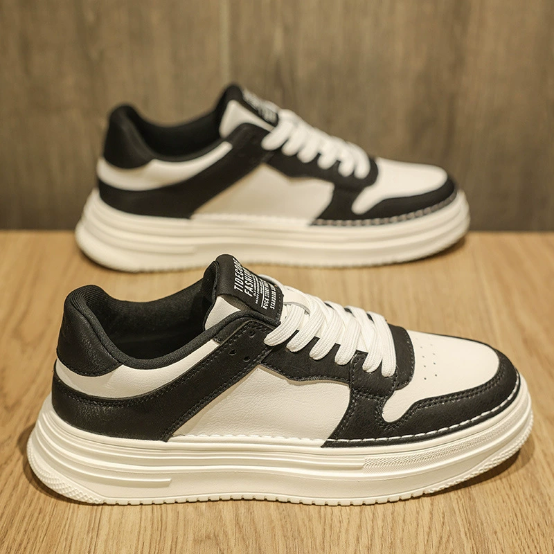 Весенняя мужская обувь новая дышащая обувь мужская корейская версия дикая белая обувь на большой подошве спортивная повседневная плоская обувь приливная обувь