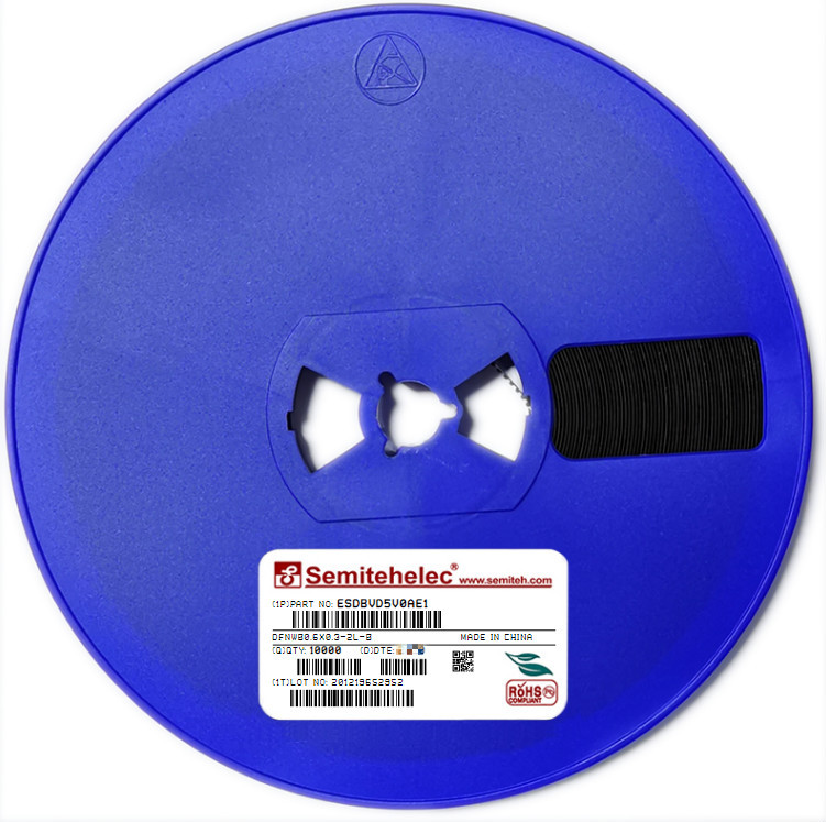 ESDBVD5V0AE1 ESD静电保护二极管 DFNWB0.6X0.3-2L-B SEMITEH原装