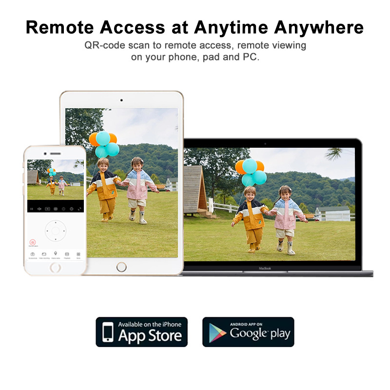 太阳能4G全景V380监控器无线手机远程室外双镜头枪球联动双