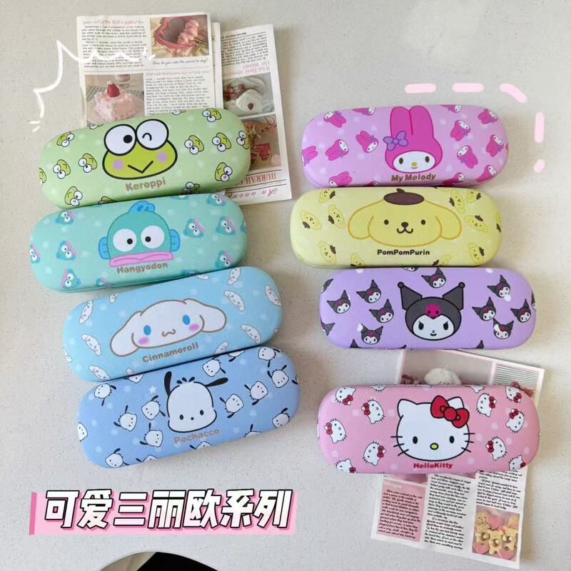 Japanese Style Cute Cartoon Myopia Glasses Case Student Glasses Portable Girl Glasses Storage Box Portable Simple Japanese Style Cute Cartoon Myopia Glasses Case Student Glasses Portable Girl Glasses Storage Box Portable Simple