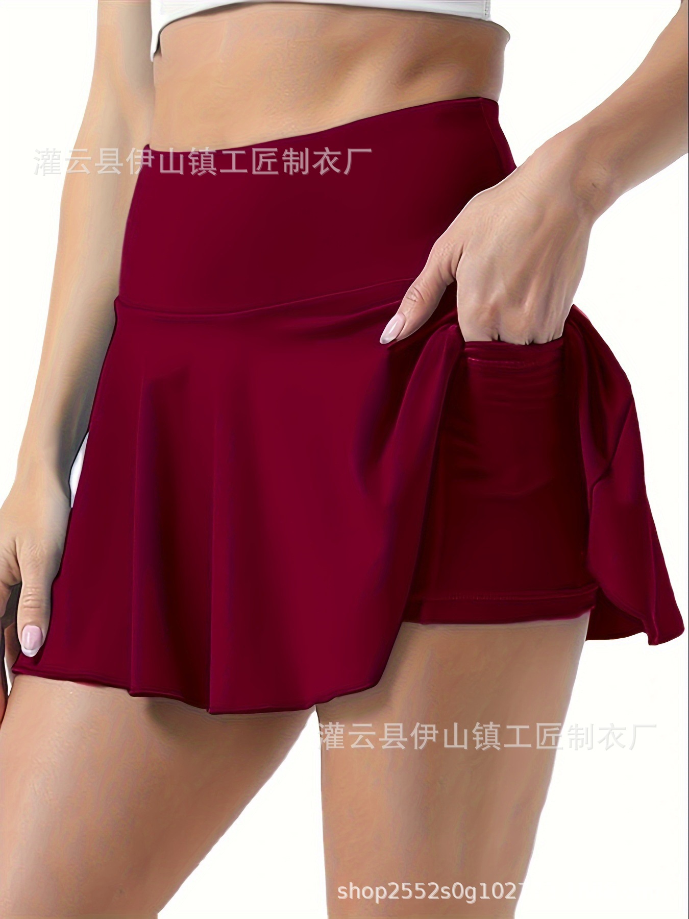Falda corta plisada delgada para mujer, estilo casual, cómoda y versátil, para deportes al aire libre en otoño e invierno, disponible en Amazon Europa y América.
