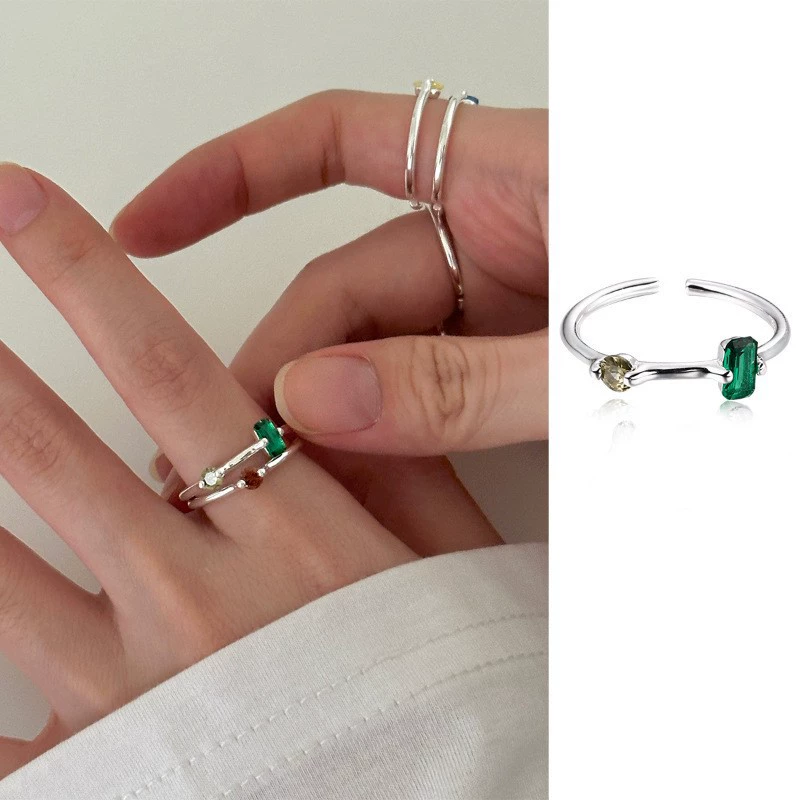 Accessory, nail decoration, small design ring, elastic strap, high-quality style, simple and elegant design