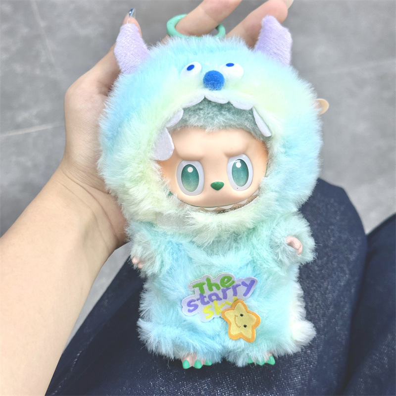 仅衣服适用labubu坐坐派对娃衣一二三代拉布布衣服套装配件饰周边|undefined