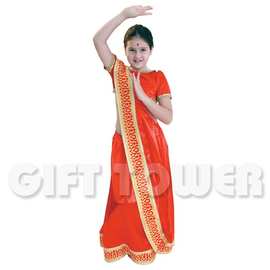 演出服文化节舞台服儿童G-0004印度少女服化妆舞会派对表演服装