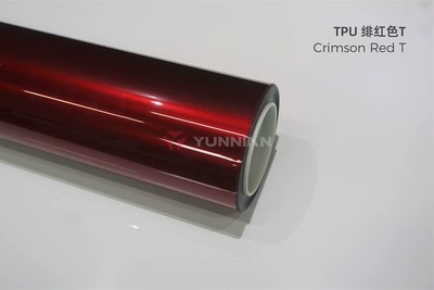 change film, original factory color car, Auto Color Change Film - tpu-crimson-15215m