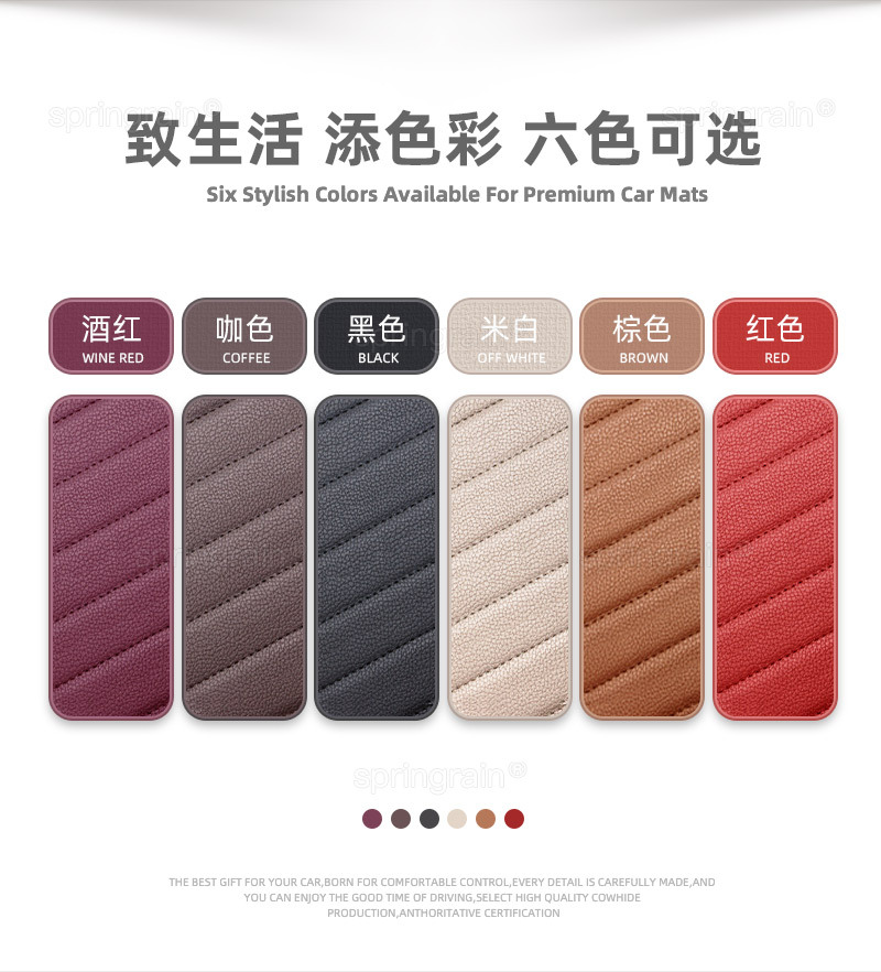Suitable for Buick Envision Plus, Lacrosse, Gl8, New Energy Zijin E7, Regal, Genuine Leather Full Surround Car Floor Mats