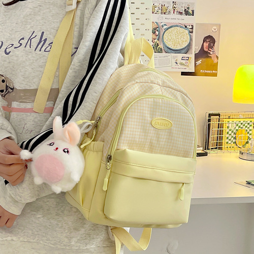 Children's School Bag Kindergarten Dual Shoulder Backpack for Girls, High-End Style, Lightweight for Travel, Students' Outdoor Study and Leisure Small Backpack