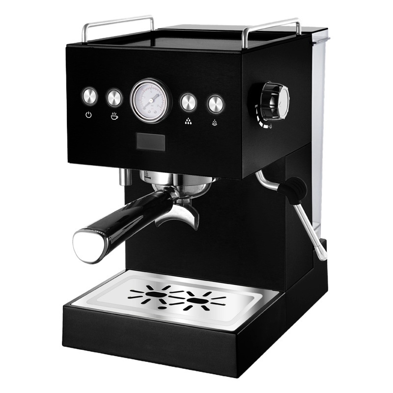 1350W transfronterizo 58 mango máquina de café de acero inoxidable hogar bomba de presión italiano concentrado máquina de café semiautomática
