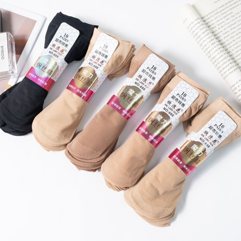 Magic mask steel stockings spring and summer not easy to snagging women's short stockings super elastic super soft velvet socks wholesale