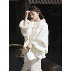 チャイナドレス2024新新中国式少女魚尾ワンピース改良修身オリジナル秋冬ベルベットワンピース