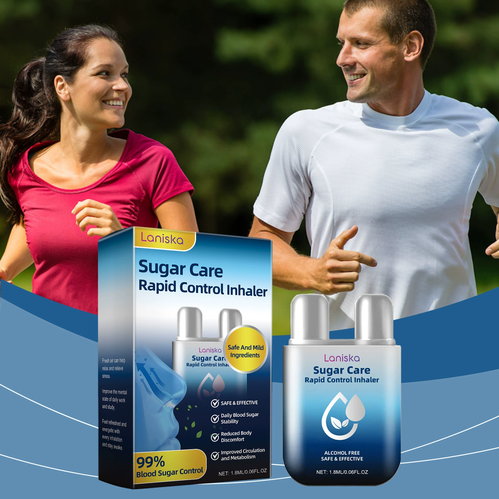 LANISKA Устройство для ухода за носом с отсасыванием Уход за носом Очищающее устройство с мятным ароматом Освежающее устройство для мягкого ухода за носом с отсасыванием