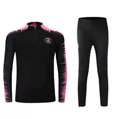 Autumn Winter Cross-border Paris Half-zip Soccer Training Tops Long Sleeve Argentina Jacket Sports Tight Suit
