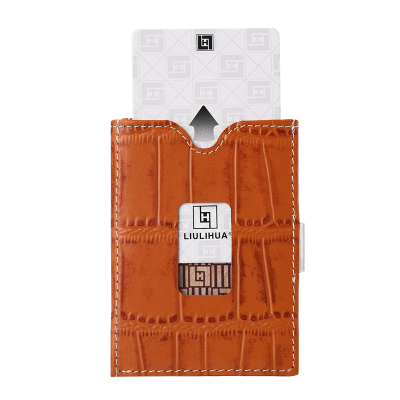 创意新款RFID卡包迷你小包 牛皮时尚钱夹 男女士商务钱包