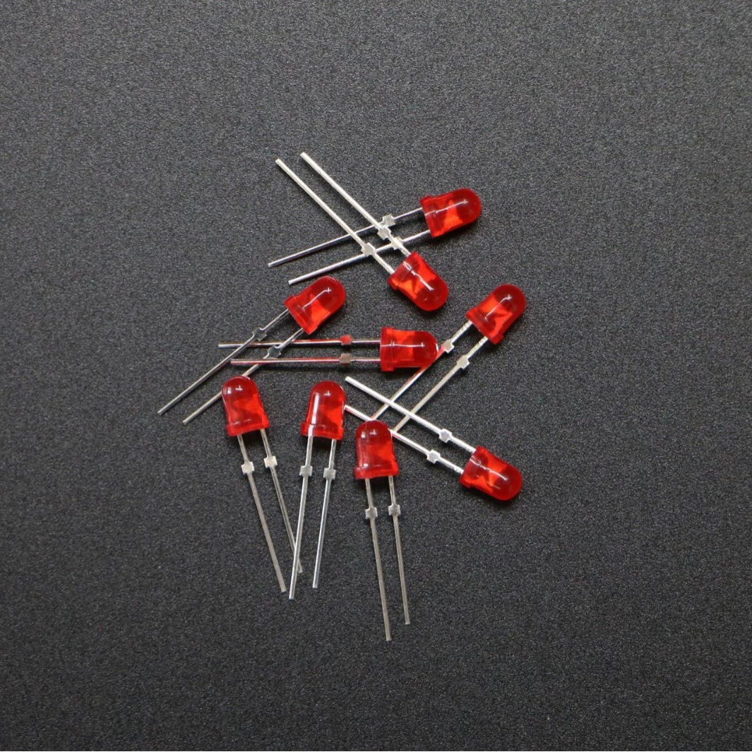 F4 круглая головка красная световая карта LED лампа бусины Подсветка с картой красные волосы красный край короткая ножка DIP светодиод