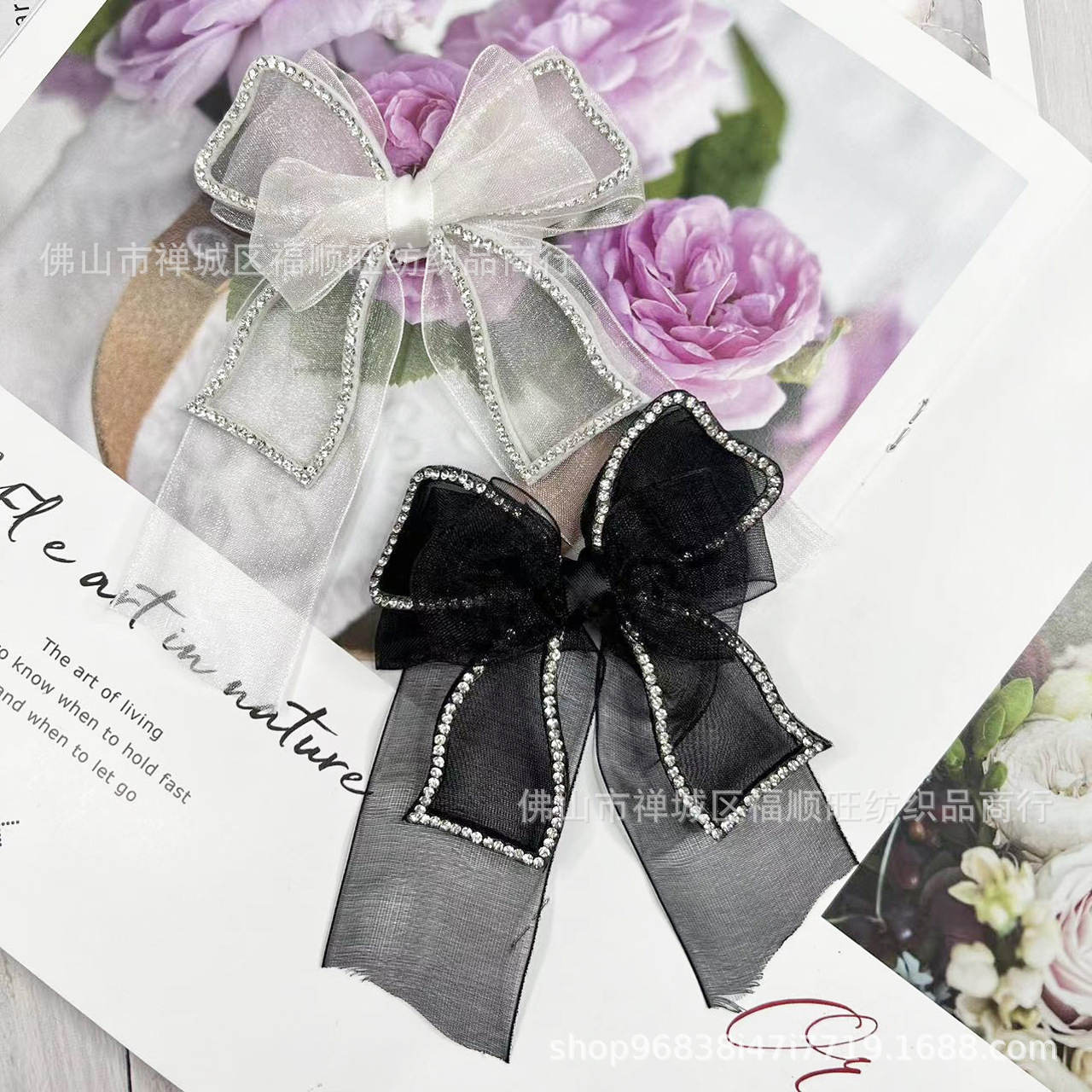 Elegant fresh tape with bow