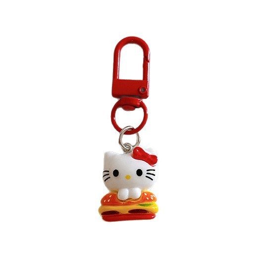漫画マクドナルド子猫キーホルダーペンダントかわいいクリエイティブバッグペンダント学生バックパックアクセサリー親友ギフト|undefined
