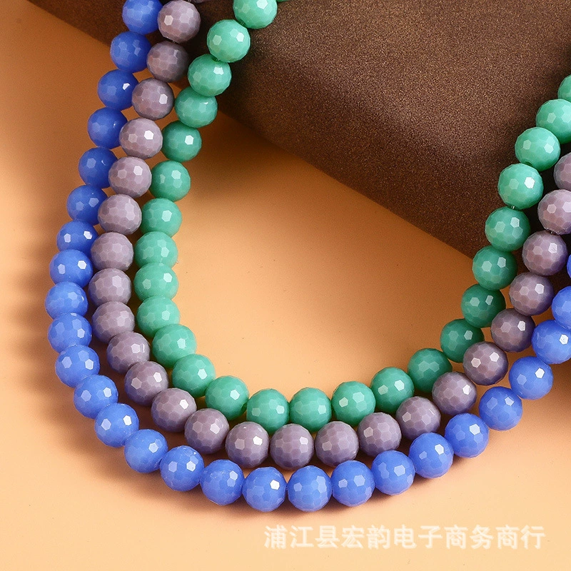 Glass round beads, accessory, accessories, 6/8/10, DIY