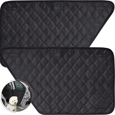 Pet Dog Car Door Protection Cover, Thickened Car Side Door Protective Pad, Car Window Scratch-Resistant and Anti-Dirt Protective Mat (Chair back anti-kick pad) - a-complete-pair-of-small-size-7343cm