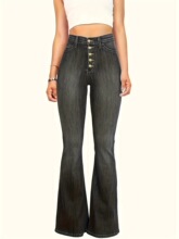 X 23261 High Waist Flared Jeans ��������ţ��ѝ �羳�W��