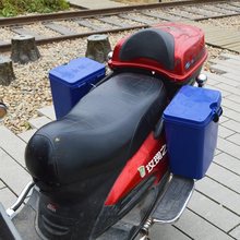 2023三轮车踏板电瓶电动电车置物架箱储物袋小挂兜挂包单车收纳盒