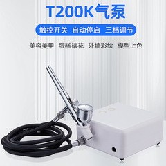 T200K Nail Art Airbrush Air Pump Model Spray Paint Painting Color Inkjet Printer Mini Small Airbrush Set Wholesale