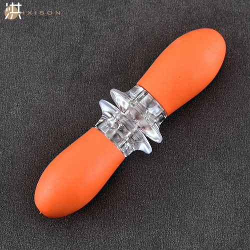 Cross-border Amazon stainless steel corn fork BBQ corn needle anti-scalding barbecue skewer ABS handle kitchen gadgets