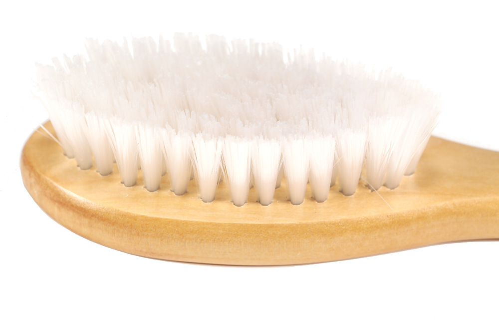 SOUTH FIN Nylon Woolen Wood Shampoo and Body Massage Brush Small size undefined