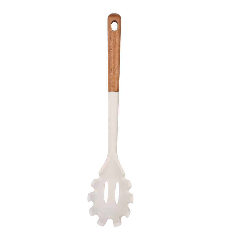 Nórdico color de silicona set de cocina sopa de sopa de cocina antiadherente para pala para fritar verduras casera sopa de cocina set de cucharas