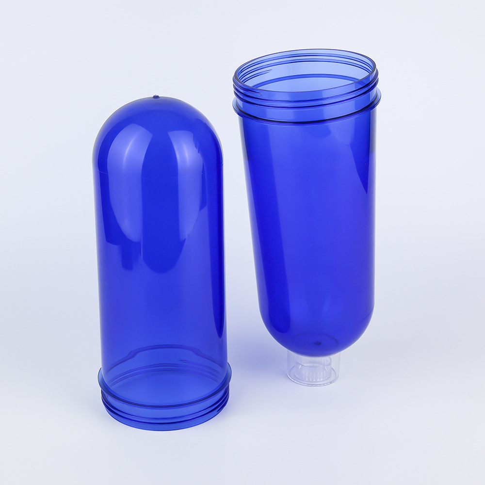 Botella en blanco de boca ancha de 119mm de grado alimenticio PET nuevo material de materia prima una variedad de especificaciones peso color opcional