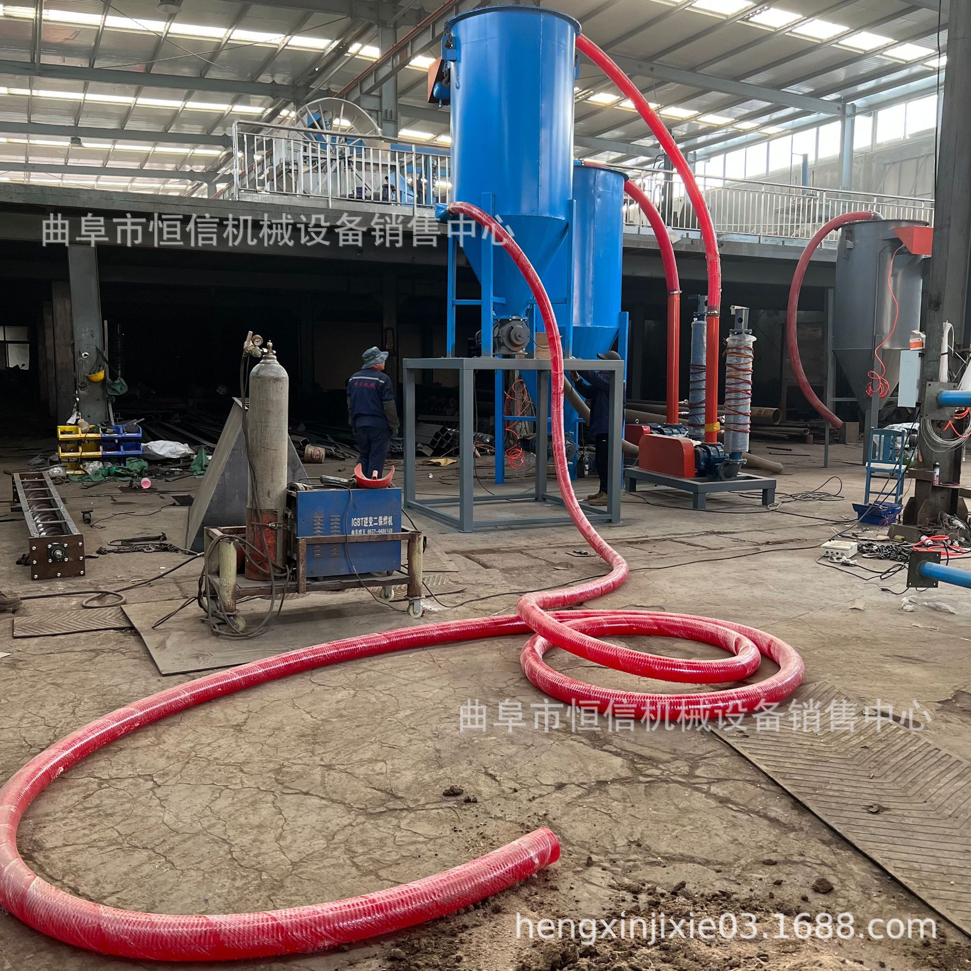 恒信电厂粉煤灰负压装车气力吸灰机水泥粉大吸力平板仓气力吸灰机