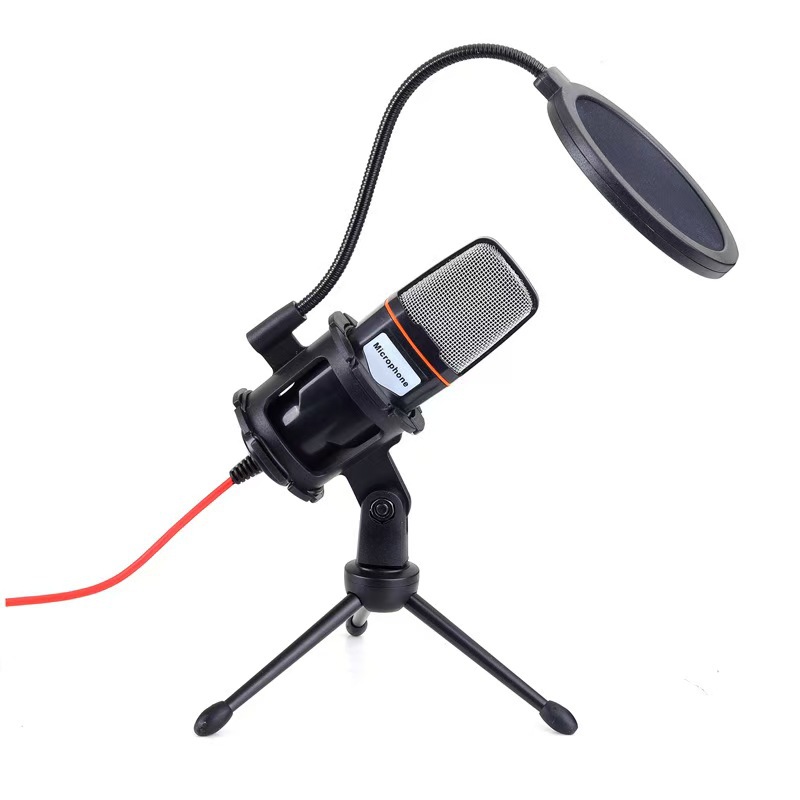 K Anchor Live Broadcast Condenser Microphone Ps Game Console Mobile Phone Computer Sound Card USB Microphone Karaoke Noise Reduction Cross-Border