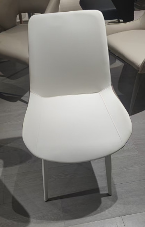 Silla de comedor moderna y minimalista para el hogar, mesa y sillas pequeñas de lujo para la sala de estar, silla de cocina con respaldo, taburete de comedor de metal.
