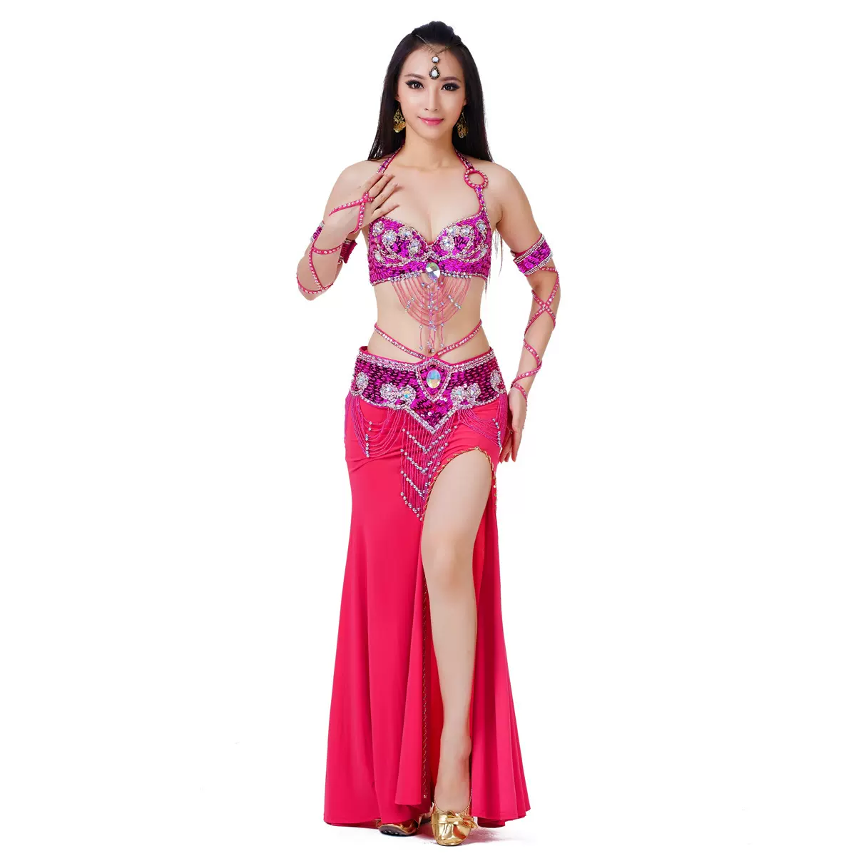 802#+700#肚皮舞套装,肚皮舞表演服饰,肚皮舞演出套装,演出服