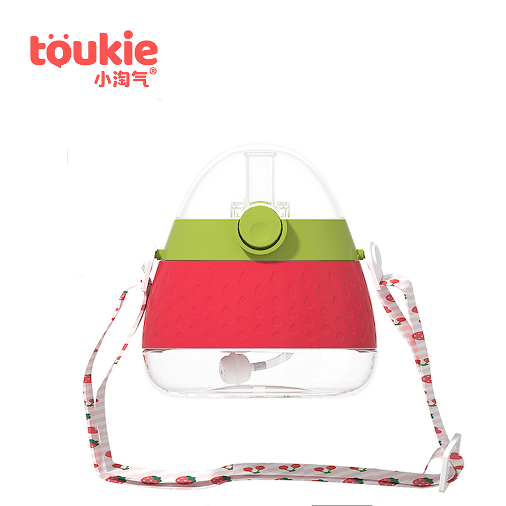 Fábrica al por mayor tokie niños traviesos taza de paja infantil jardín hervidor Correa taza de agua taza de beber bebé