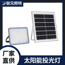 厂家批发太阳能投光灯户外防水工程灯led感应农村道路照明泛光灯