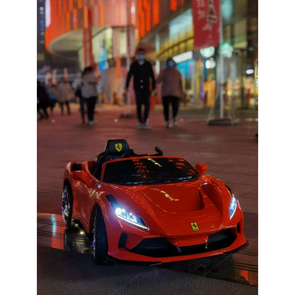 Red single -wheel drive+single motor+hard seat+ordinary early education