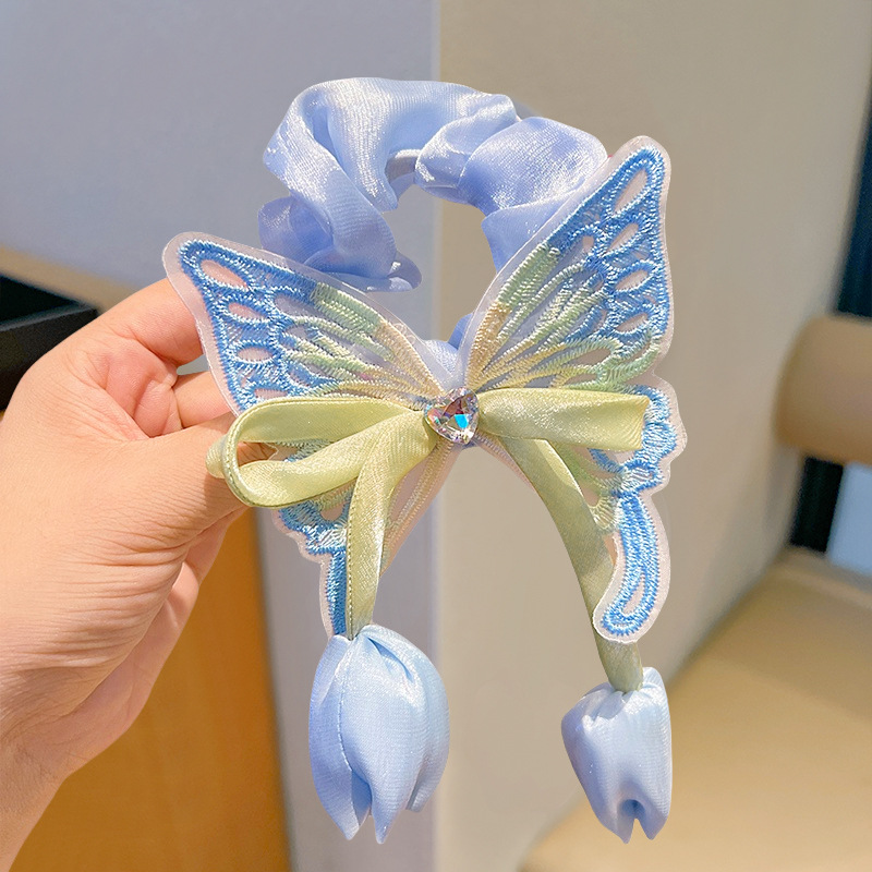 Mickey culo, lunares, flores, círculos para el cabello del intestino grueso, linda cabeza de bola, cabello de placa de dibujos animados, tocado de sentido avanzado, cuerda para la cabeza de felpa