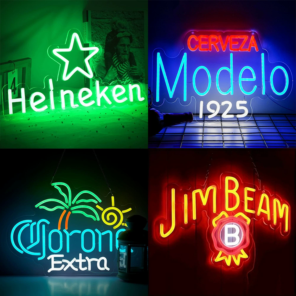 Heineken пиво виски в форме неон бар декоративный световой знак гараж прозрачный акриловый неон