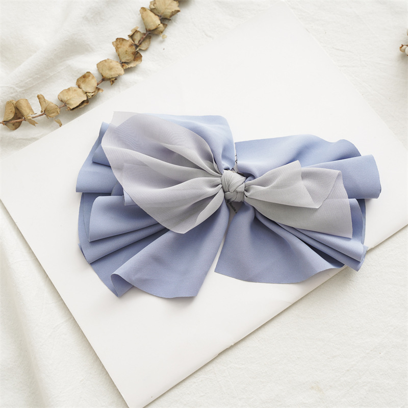 Women's IG Style Sweet Bow Knot Cloth Hair Clip display picture 11