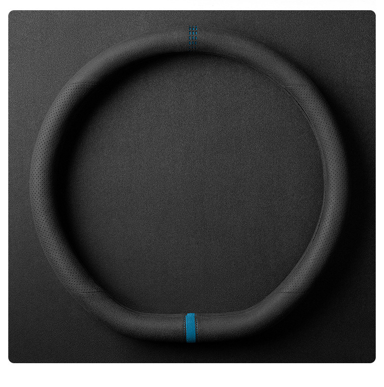 Suitable for Mercedes-Benz suede steering wheel cover C- Class C260LE300L GLC A200L GLB four-season leather