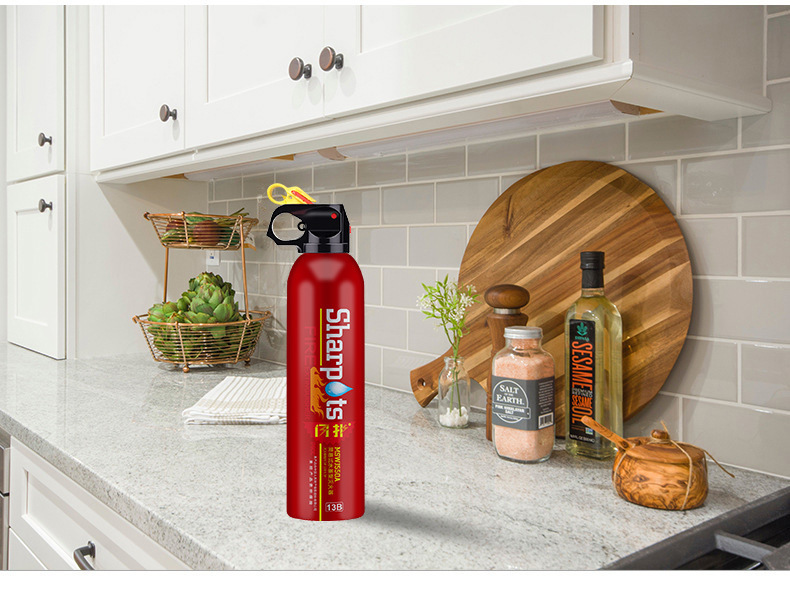 Flash 600ml Car Fire Extinguisher Portable Small Water-Based Car Fire Extinguisher Household Fire Equipment