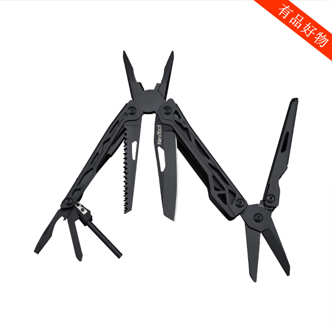 纳拓多功能刀户外钳折叠刀组合钳子不锈钢求生剪刀尖嘴钳随身工具