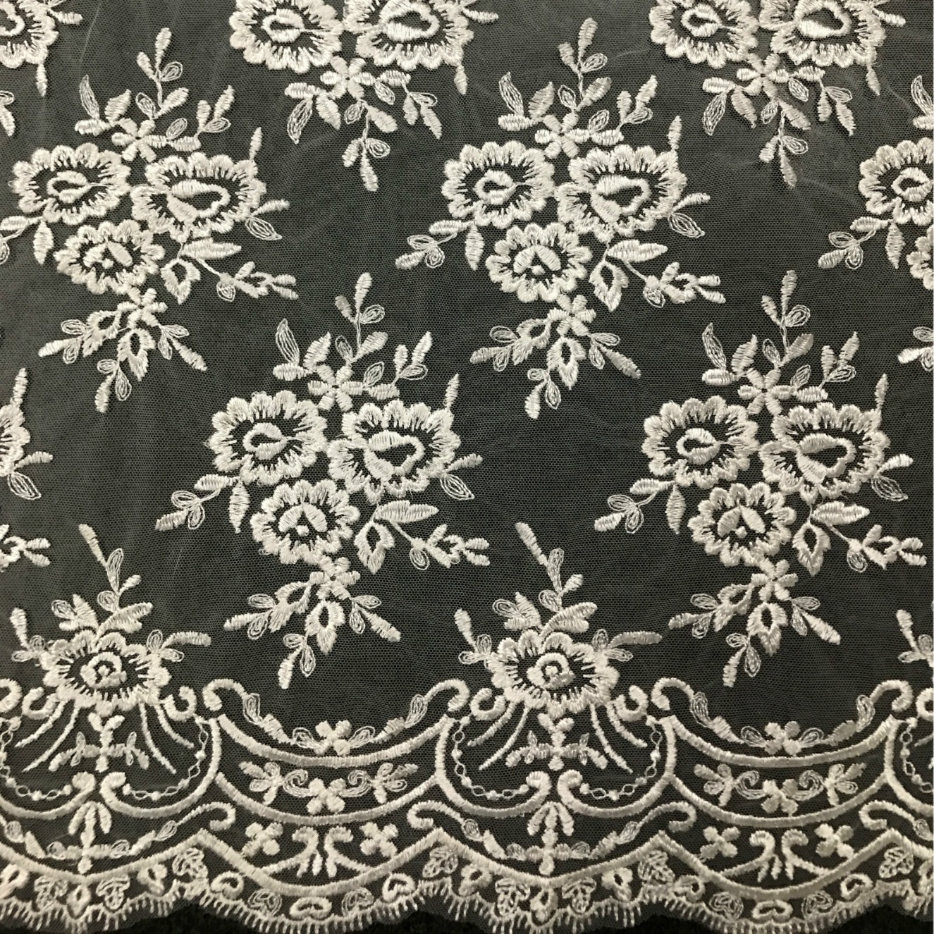 新款电脑绣蕾丝B797款 婚纱礼服头纱用料