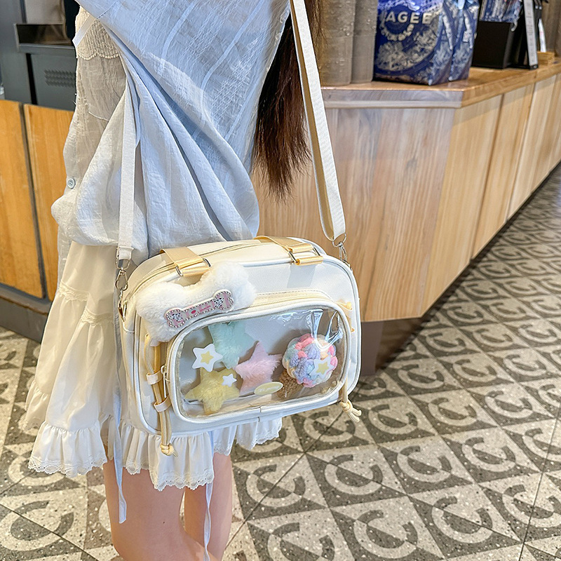 Japanese-Style Fresh and Cute Anime Casual Backpack, Cute College-Style Cookie Bag, Multifunctional Crossbody Bag Japanese-Style Fresh and Cute Anime Casual Backpack, Cute College-Style Cookie Bag, Multifunctional Crossbody Bag