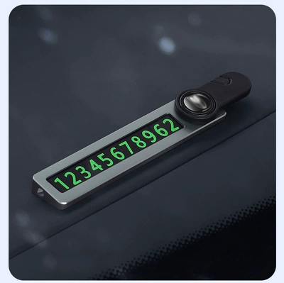 Safety Hammer Hidden Alloy – Nömrəli dayanma kartı - square-three-in-one-parking-sign-silver-gray