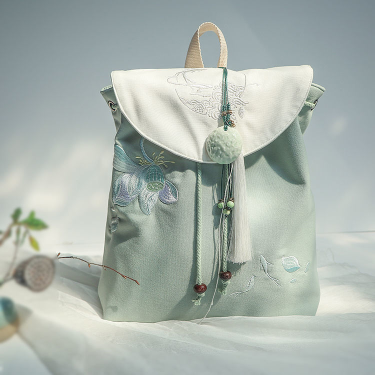 Water Repellent 17 Inch Flower Daily Women's Backpack display picture 15