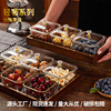 高级感轻奢水果盘分格坚果盘收纳零食盒干果盘客厅茶几家用糖果碗