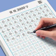 高频常用汉字3000字控笔训练字帖正楷小学生儿童硬笔练字帖成年人